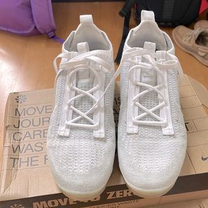 White and light grey NIKE Vapor Max